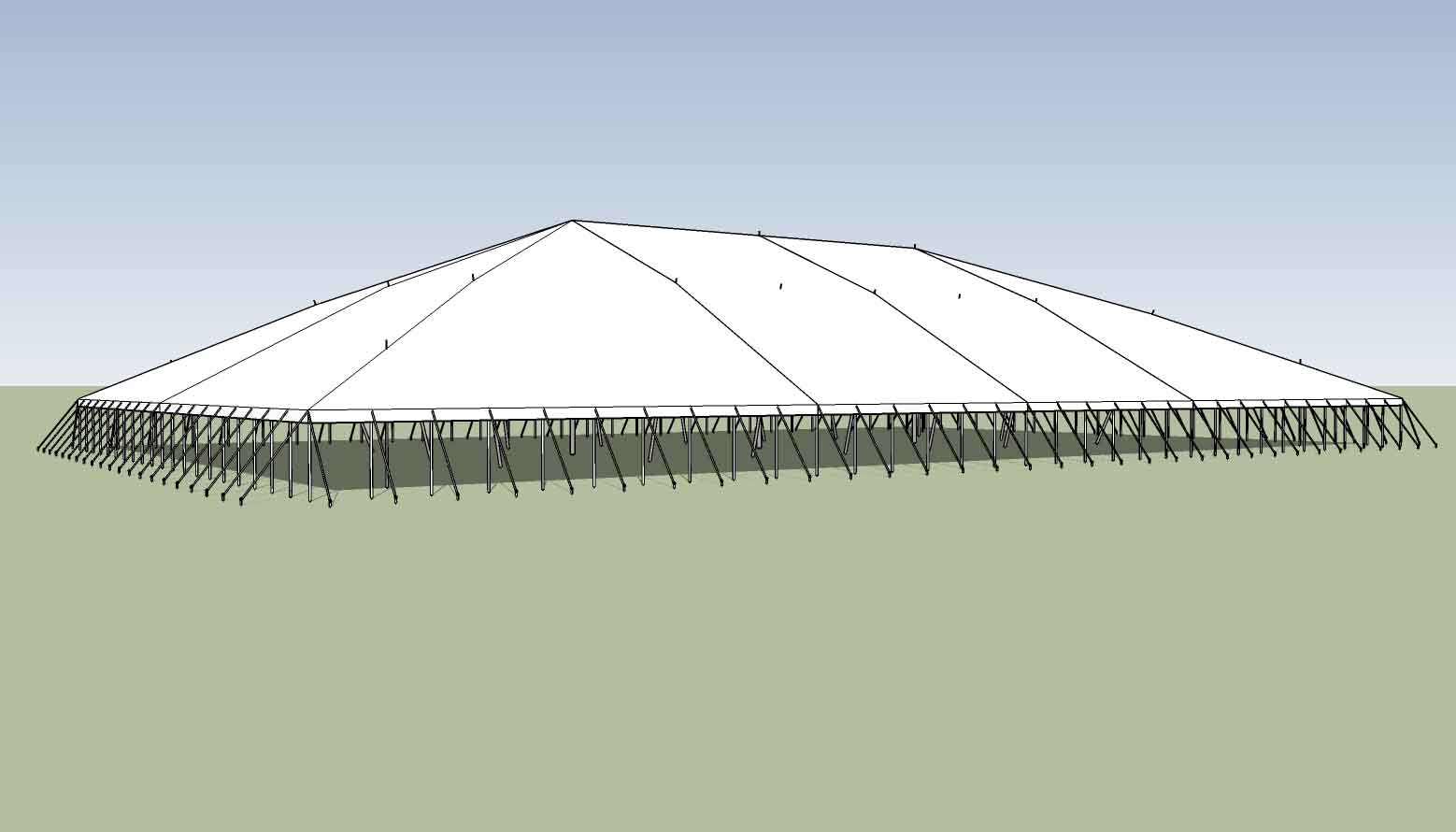 100x160 Party tent